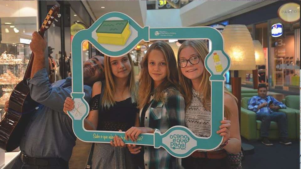 ADCL photo frame activation at a public event