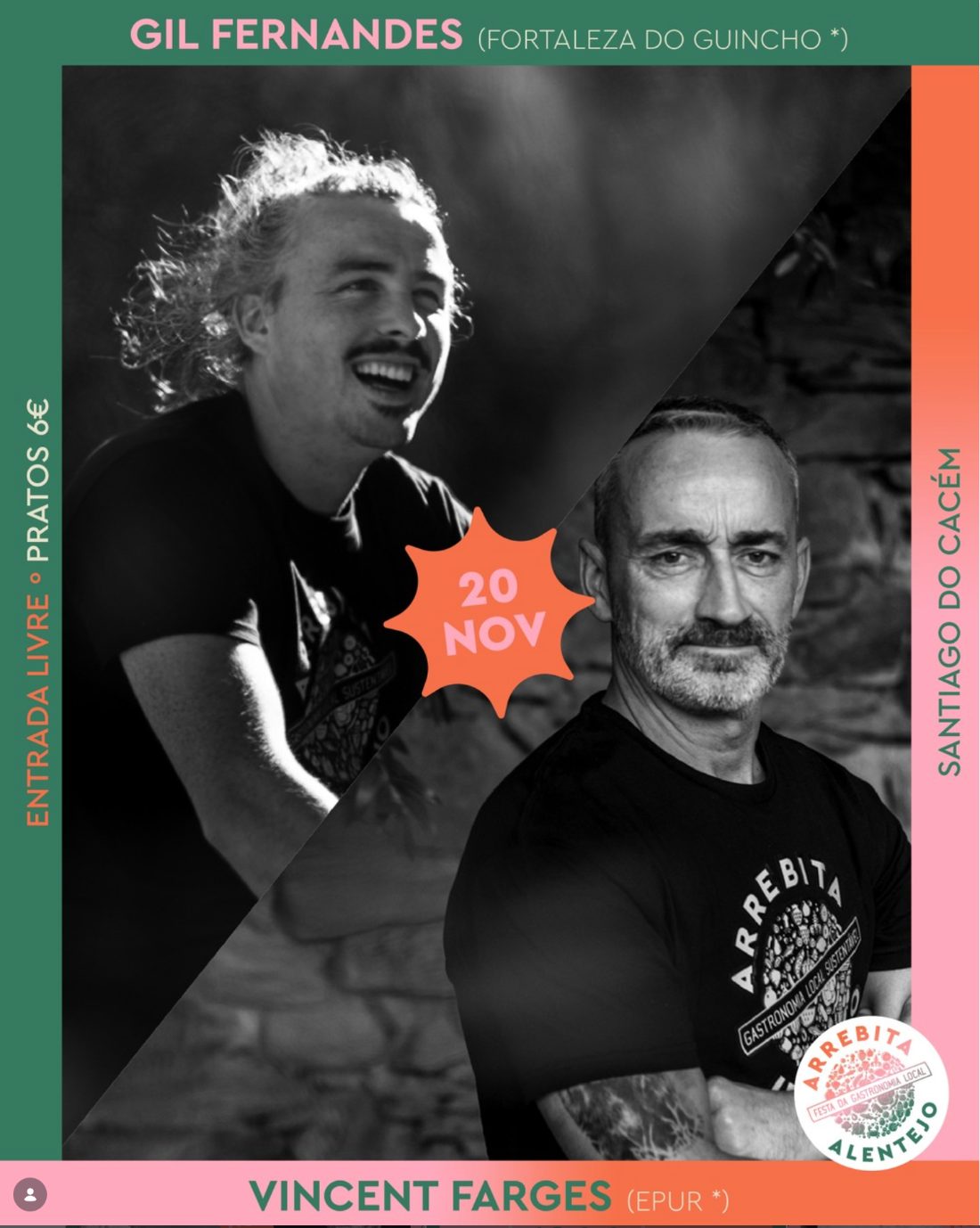 Chef card, Gil Fernandes and Vincent Farges