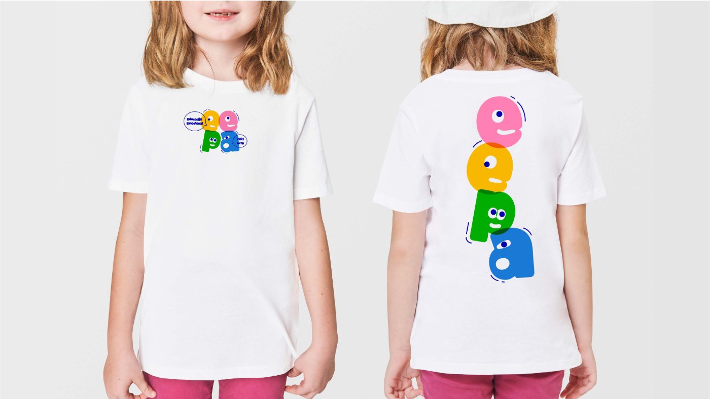 EEPA T-shirts, front and back