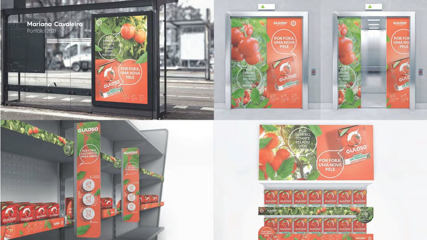 Campaign across mupi, lift wrap and shelf