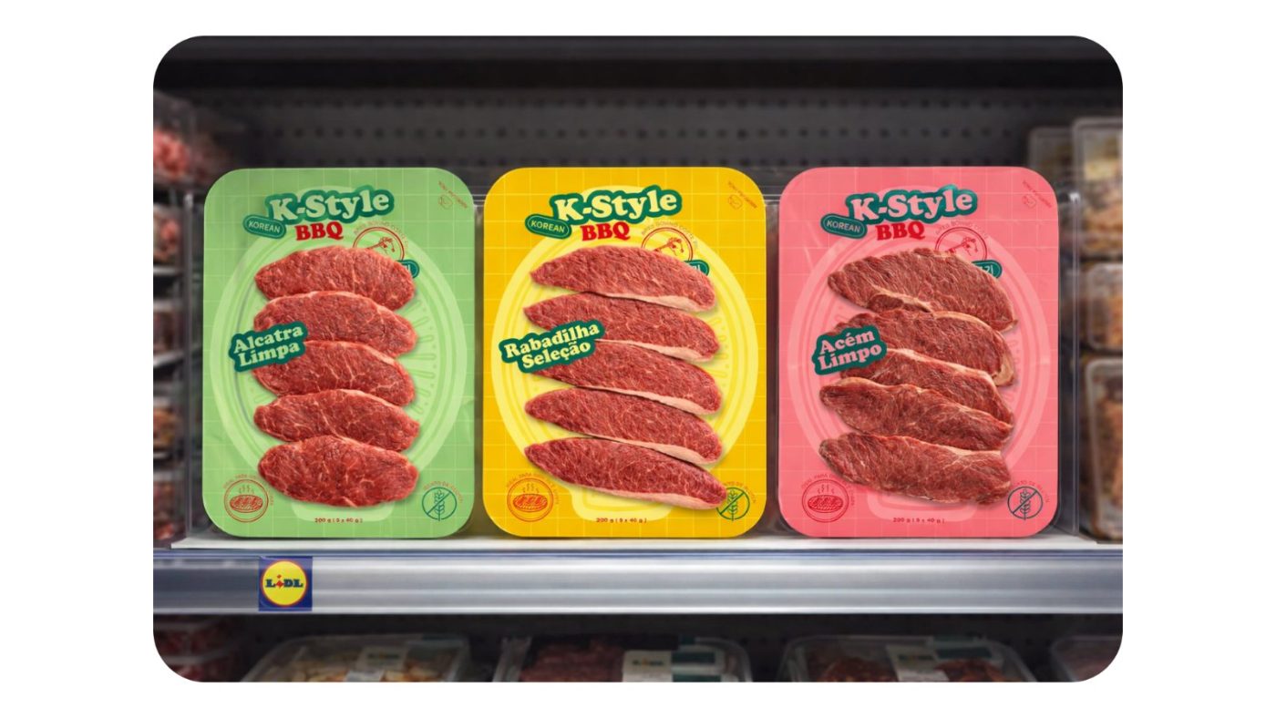 K-Style BBQ range in the freezer at shelf
