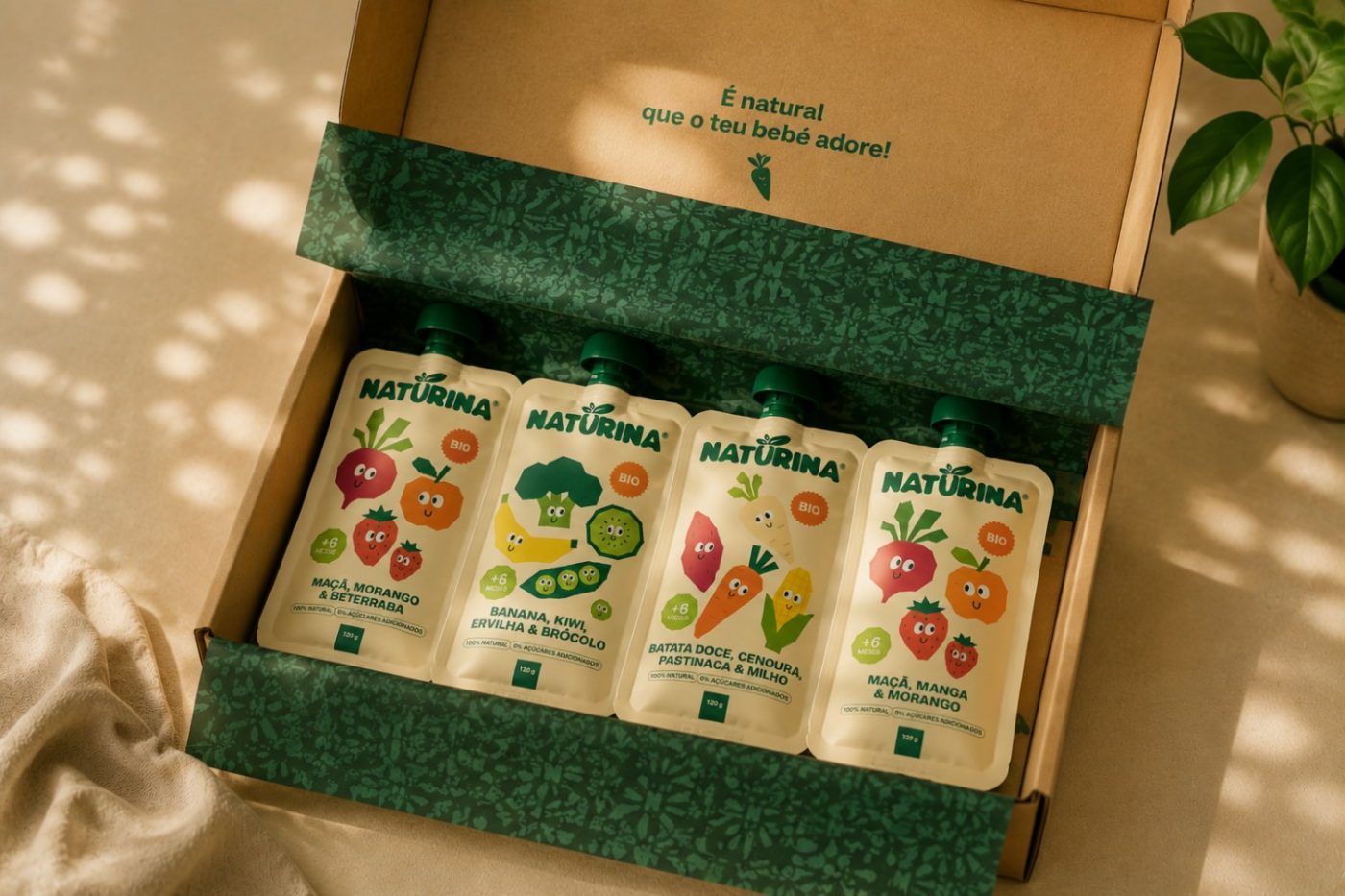 Naturina gift box, four recipes