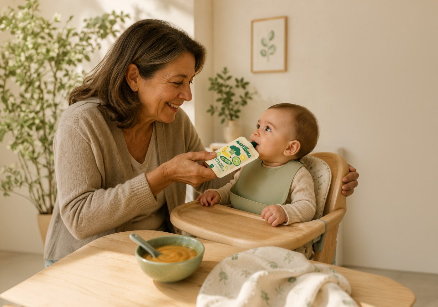 Feeding at the table