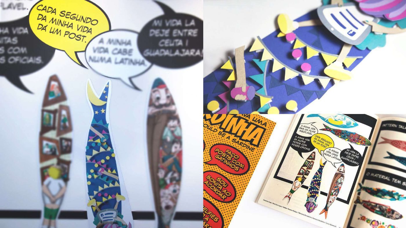 Sardines exhibited at the Festas de Lisboa