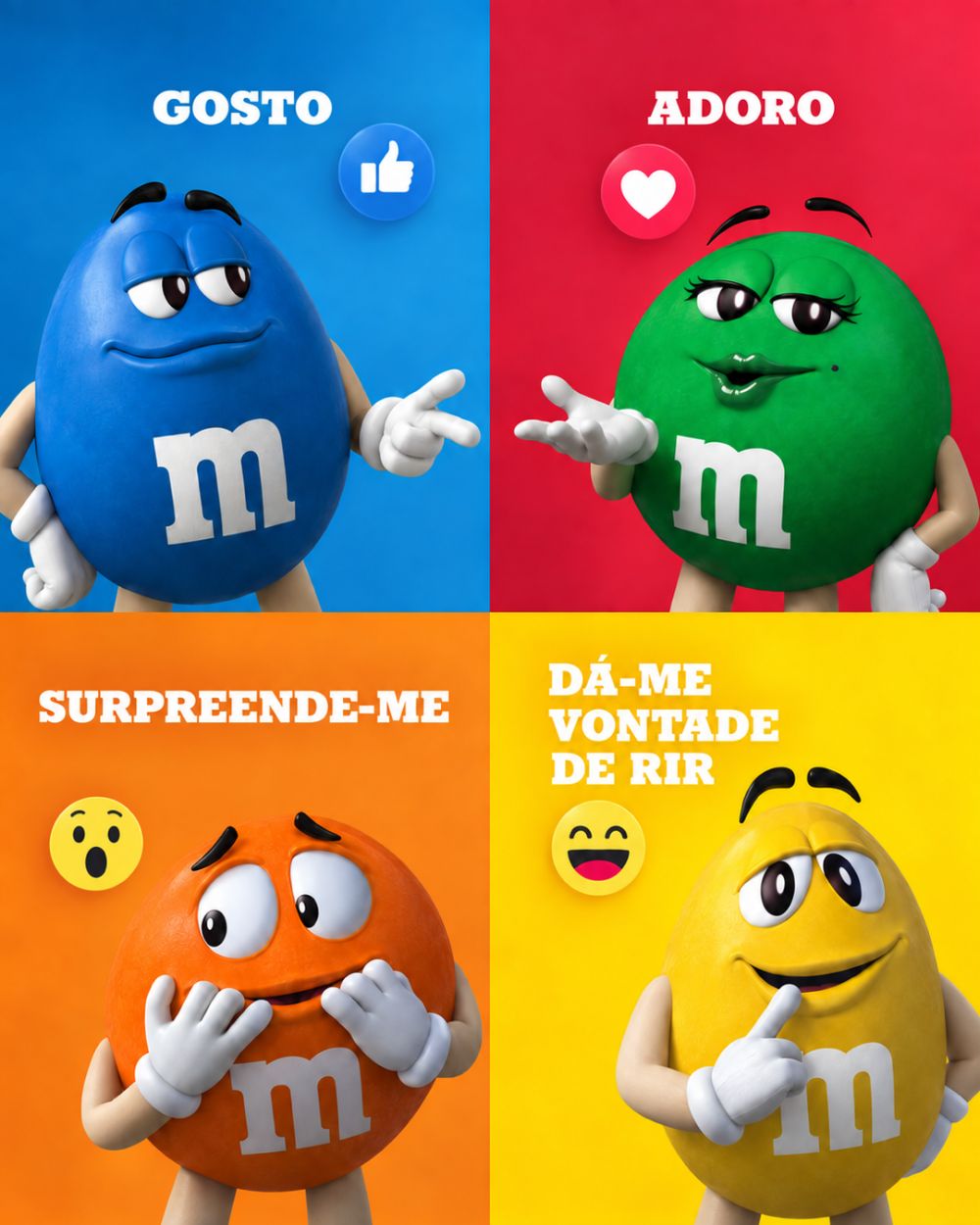 M&M's - Está sempre na hora.