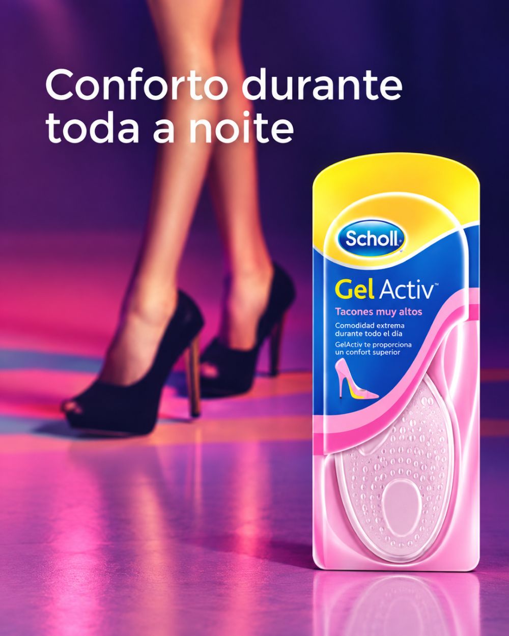 Scholl - Conforto durante toda a noite.