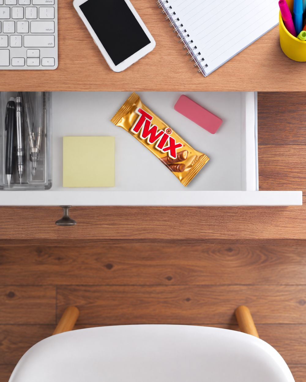 Twix - A gaveta de emergência.