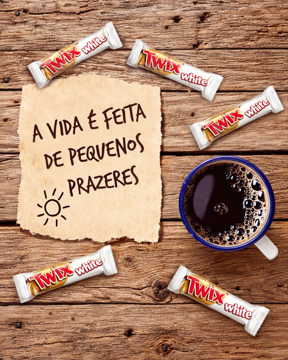 Twix - A vida é feita de pequenos prazeres.