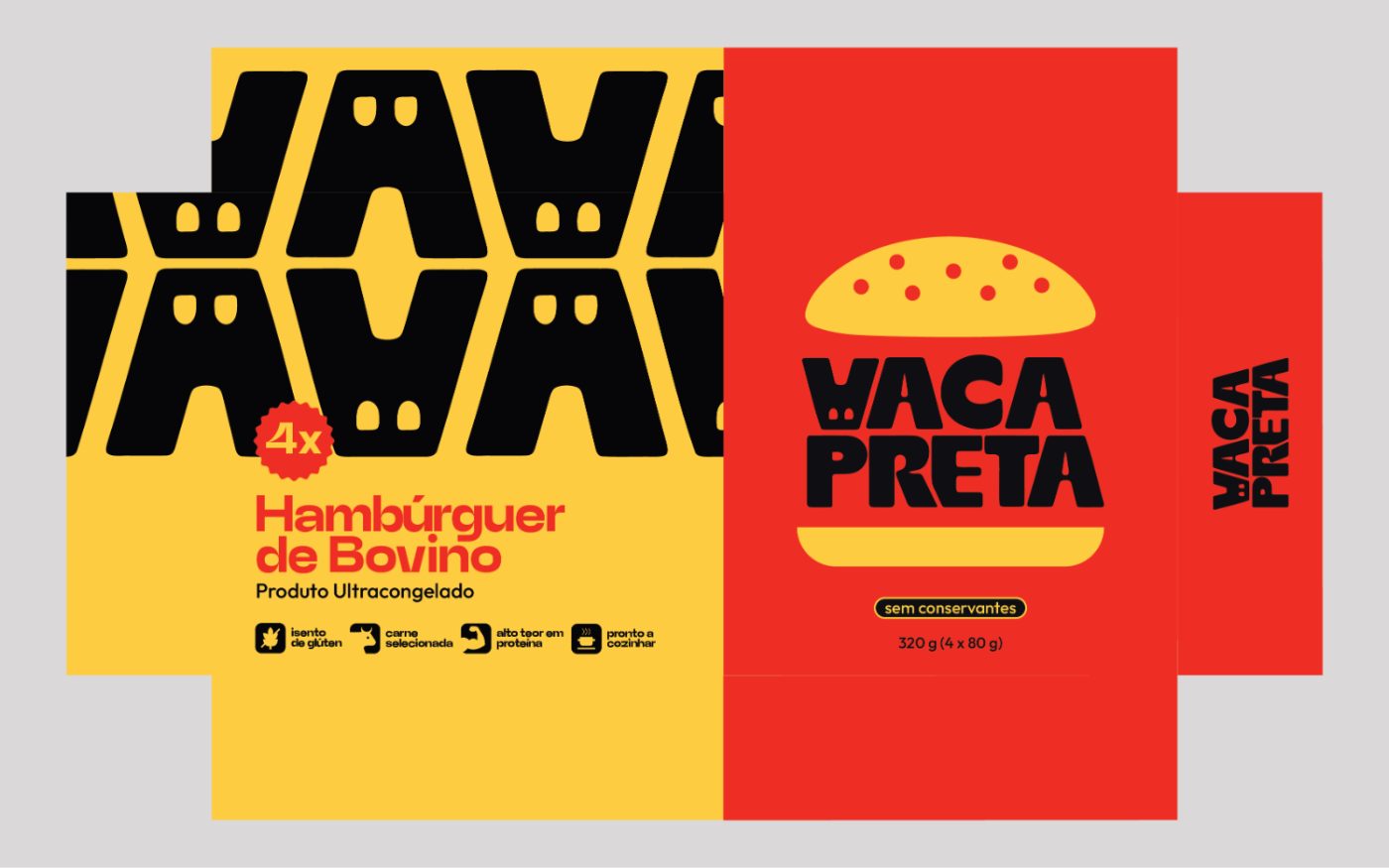 Vaca Preta carton dielines