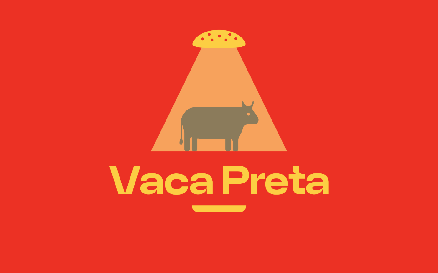 Vaca Preta cow and bun under a spotlight